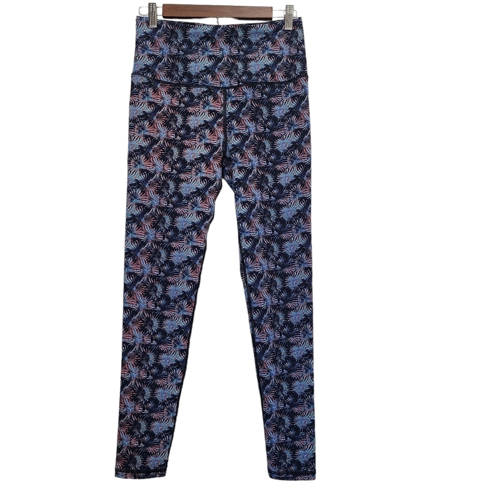 Knockout by Victorias Secret VSX Sport Womens Leggings Size Medium Fireworks